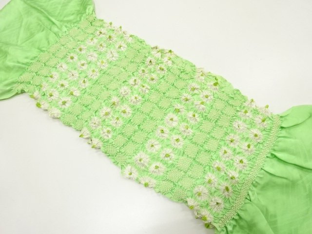 JAPANESE KIMONO / OBIAGE / SHIBORI / SILK